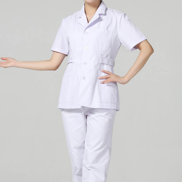 白色短袖護士